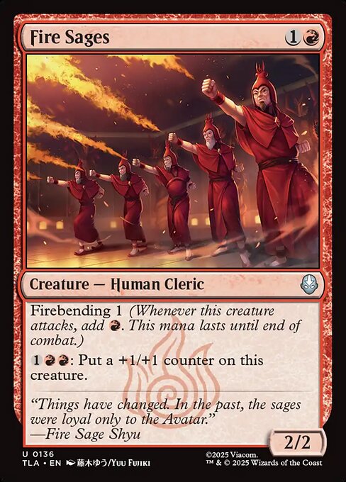 Fire Sages - catalogue image