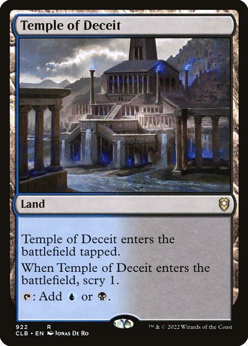 Temple of Deceit - catalogue image