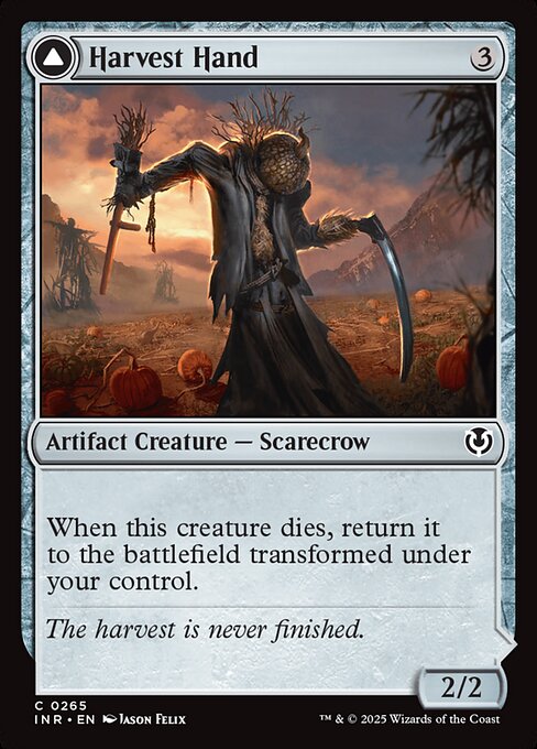 Harvest Hand // Scrounged Scythe - catalogue image