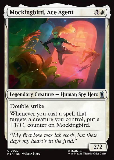 Mockingbird, Ace Agent - catalogue image