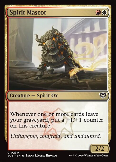 Spirit Mascot - catalogue image