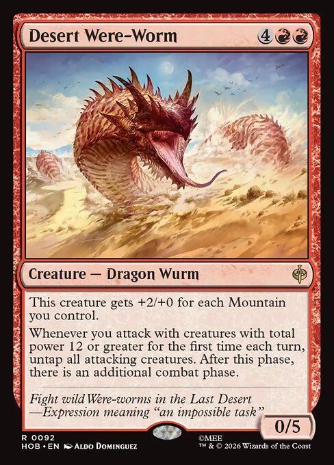 Desert Were-Worm - catalogue image