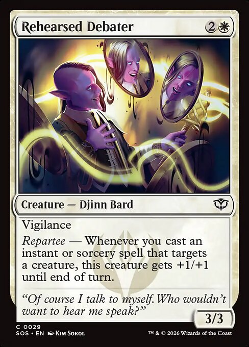 Rehearsed Debater - catalogue image