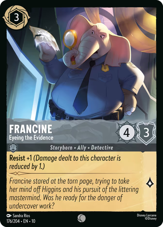 Francine — Eyeing the Evidence - catalogue image