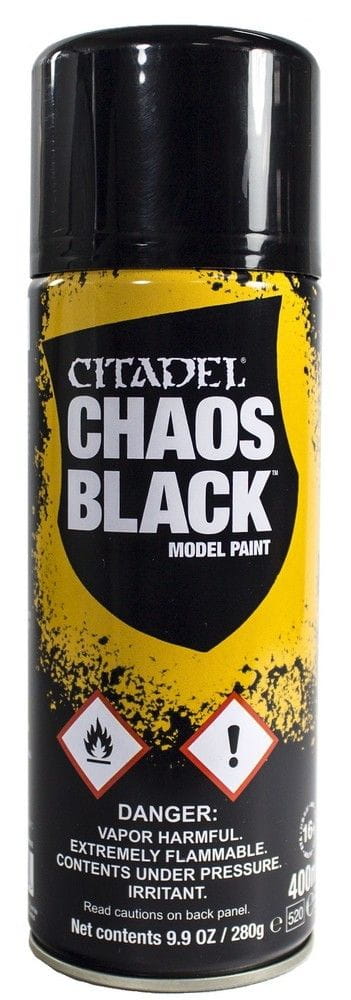 Citadel Colour: Chaos Black Spray Paint