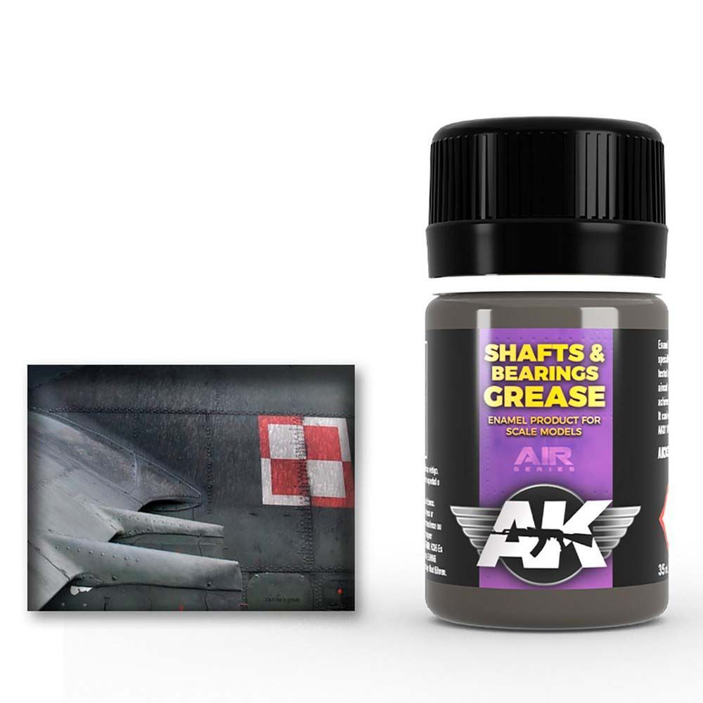 Weathering: Grease Shafts & Bearings
