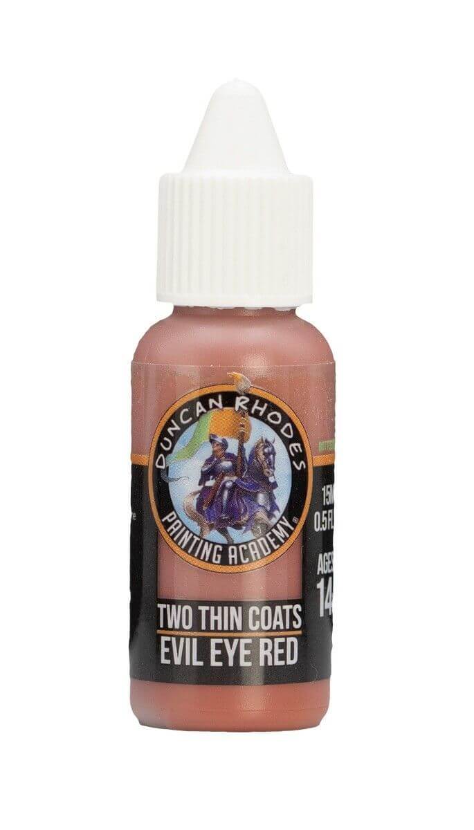 Two Thin Coats: Evil Eye Red