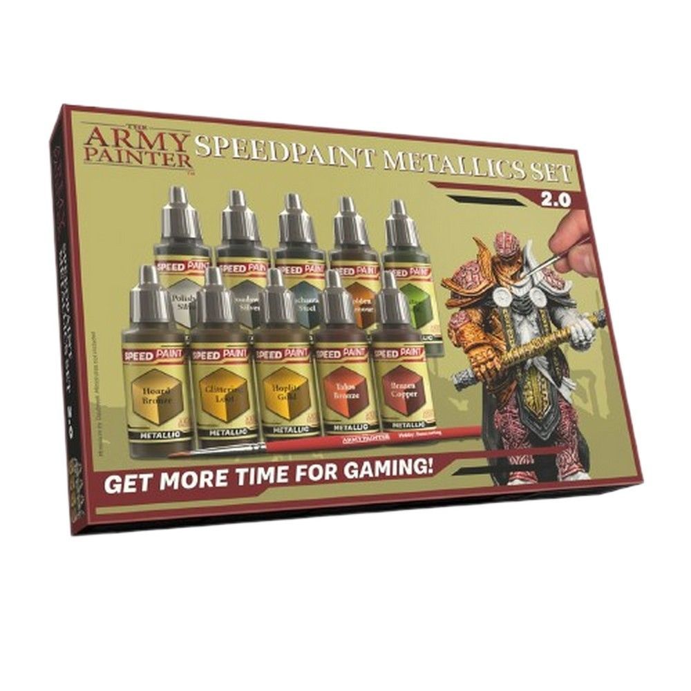 The Army Painter Speedpaint Metallics Set 2.0