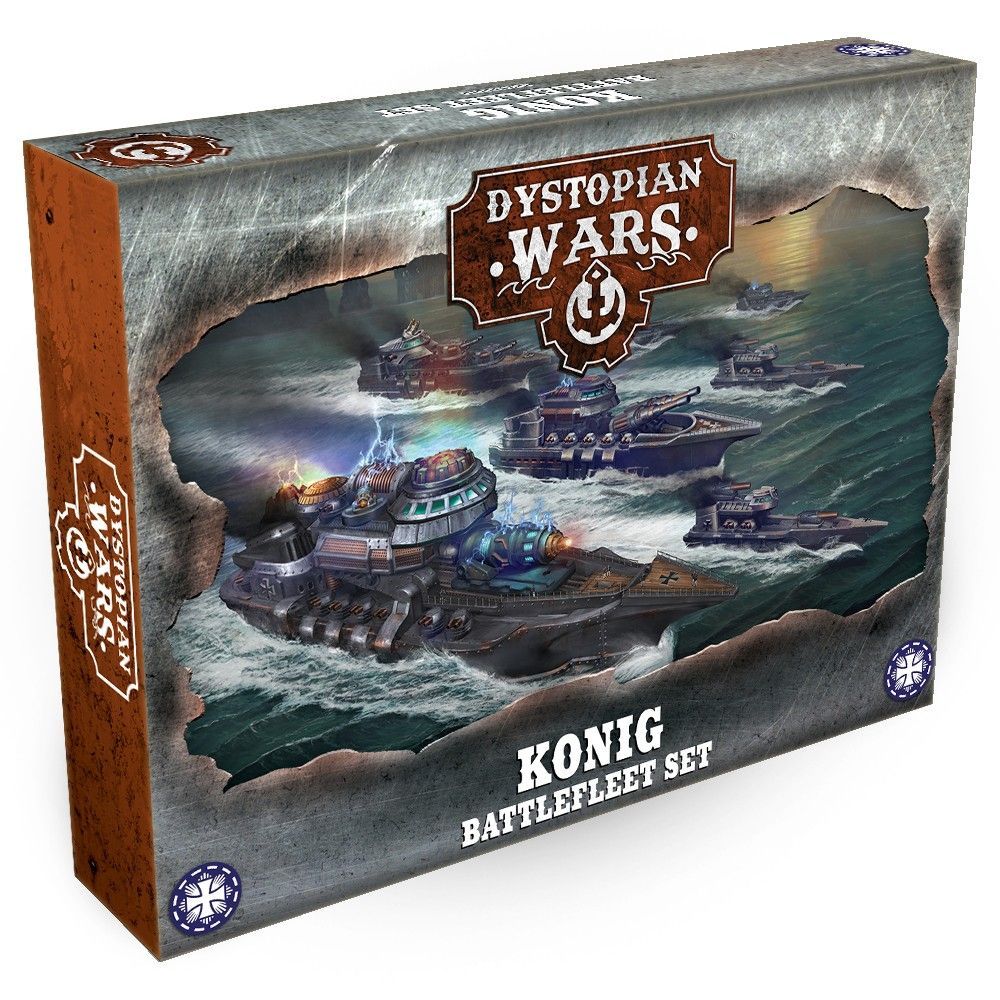 Dystopian Wars: Konig Battlefleet Set - The Ork Forge