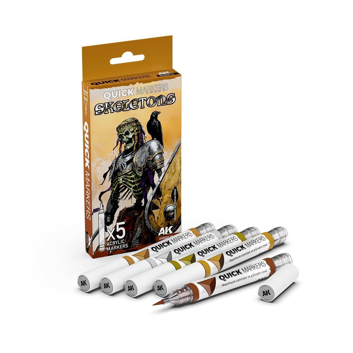 Quick Markers: Skeletons Set