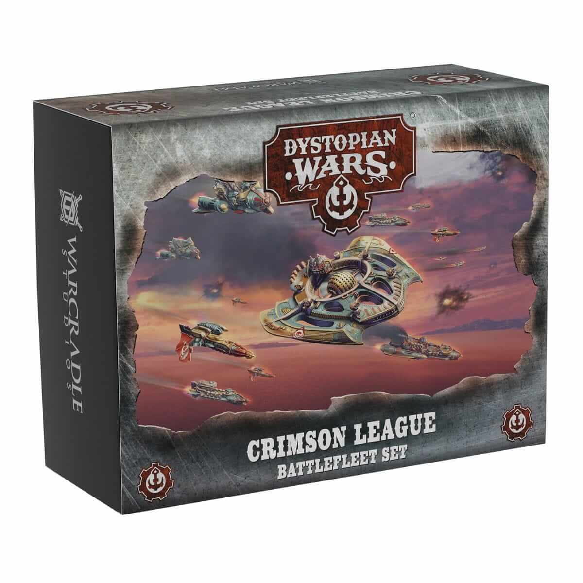 Dystopian Wars: Crimson League Battlefleet Set - The Ork Forge