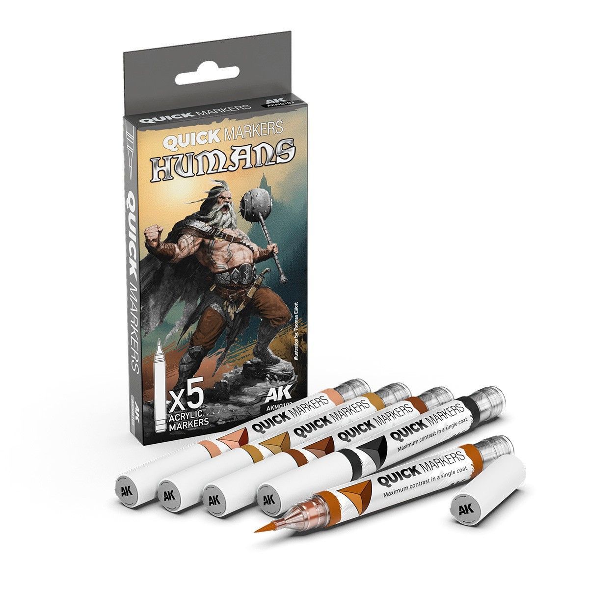 Quick Markers: Humans Set