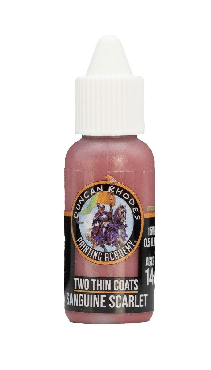 Two Thin Coats: Sanguine Scarlet