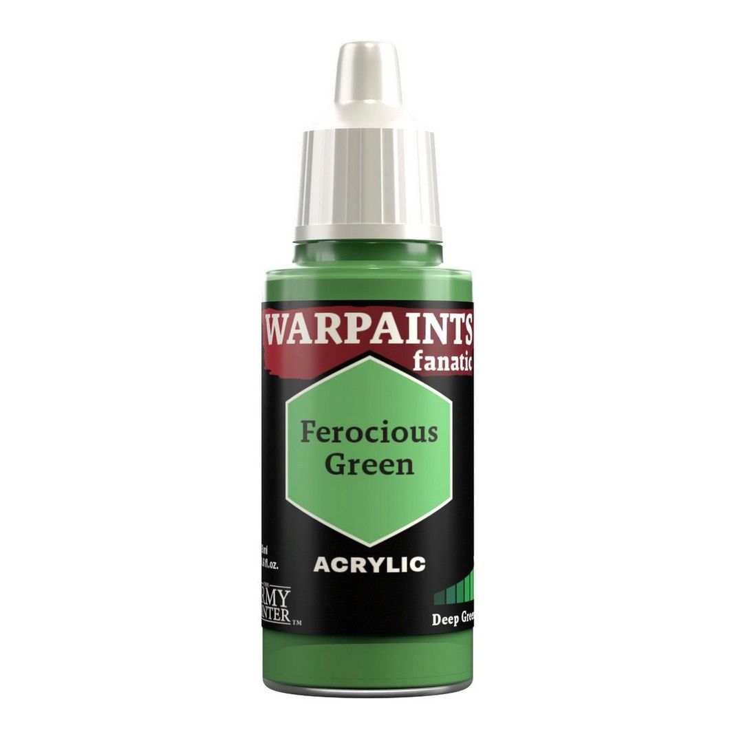 The Army Painter: Warpaints Fanatic: Ferocious Green - 18ml