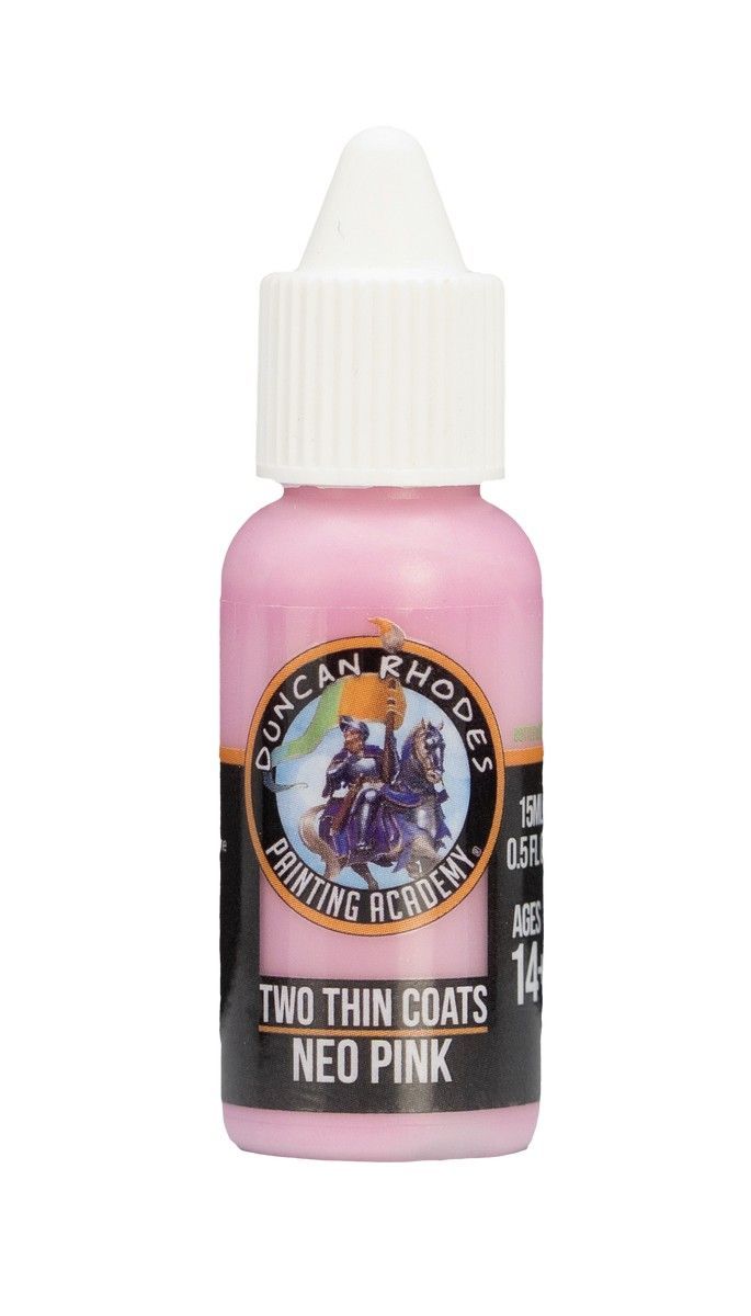 Two Thin Coats: Neo Pink
