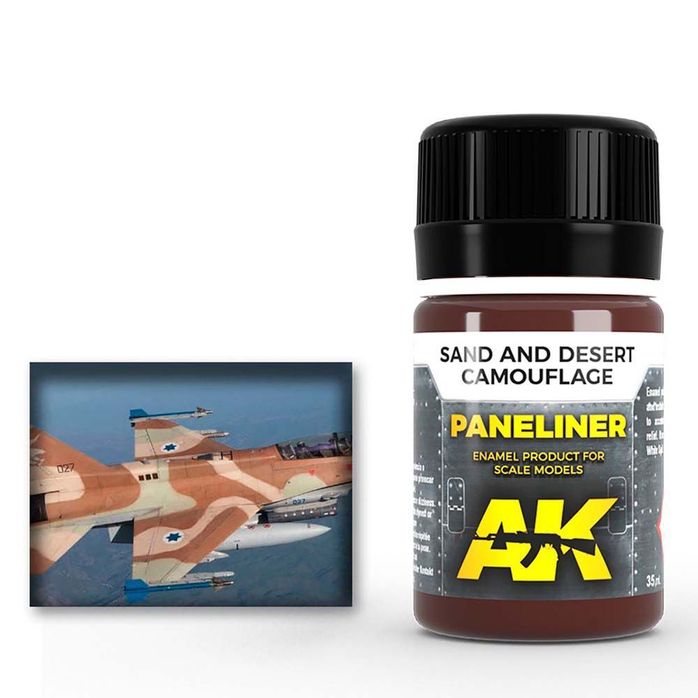 Weathering: Paneliner For Sand And Desert Camouflage 35ml