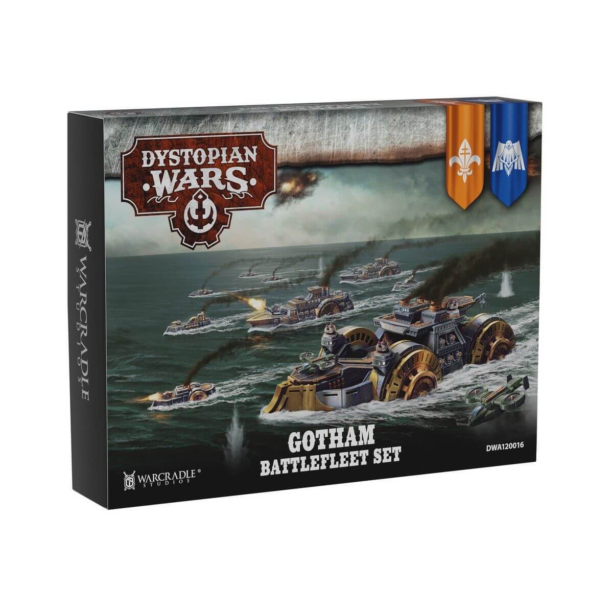 Dystopian Wars: Gotham Battlefleet Set - The Ork Forge