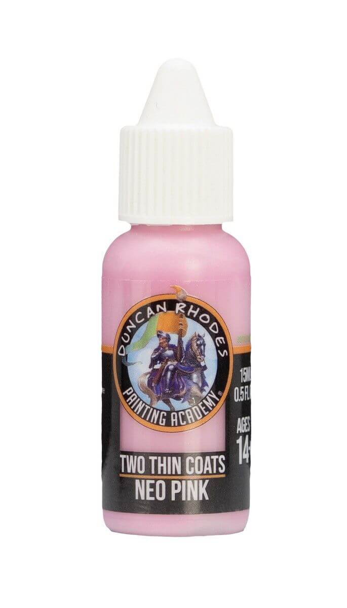 Two Thin Coats: Neo Pink