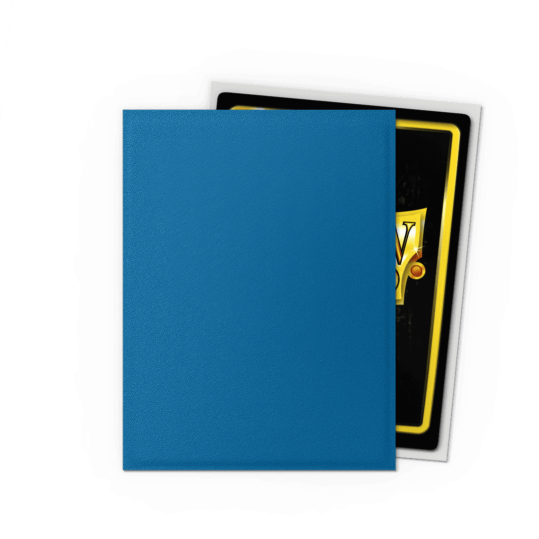 Dragon Shield Sleeves Dual Matte Cobalt & Silver - (100)