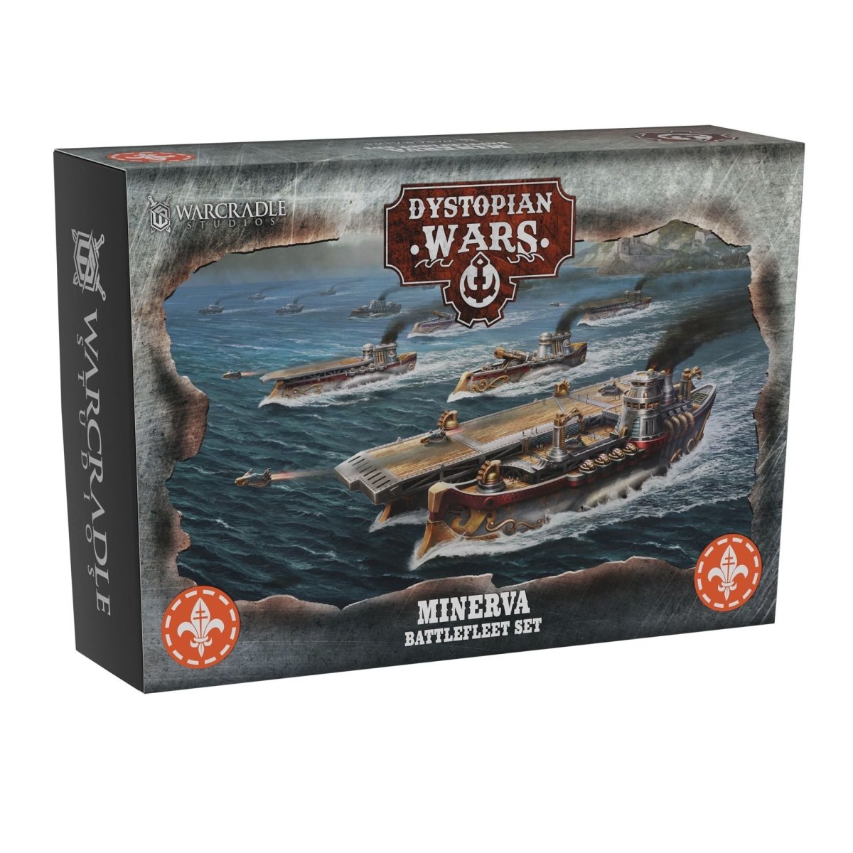 Dystopian Wars: Minerva Battlefleet Set - The Ork Forge