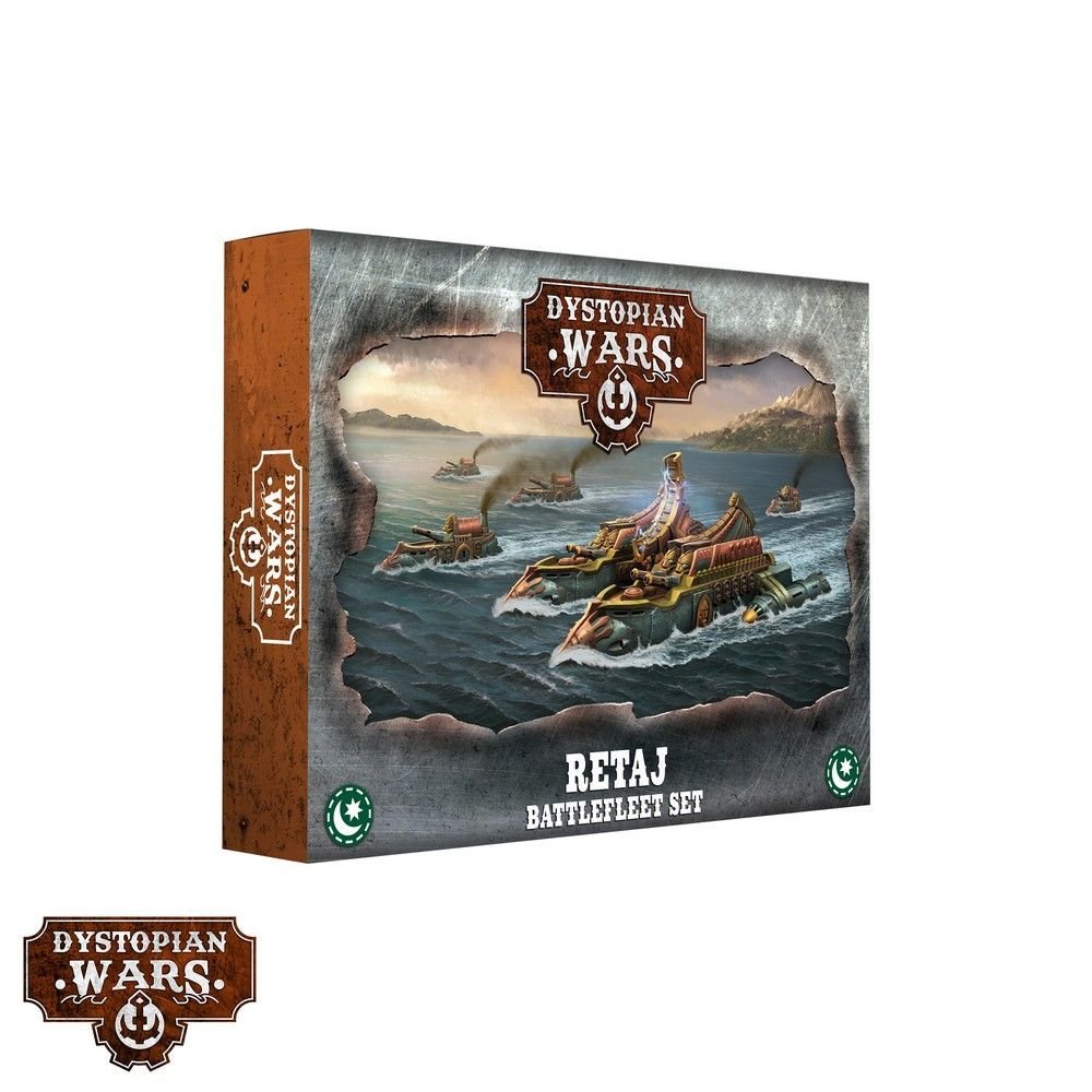 Dystopian Wars: Retaj Battlefleet Set - The Ork Forge
