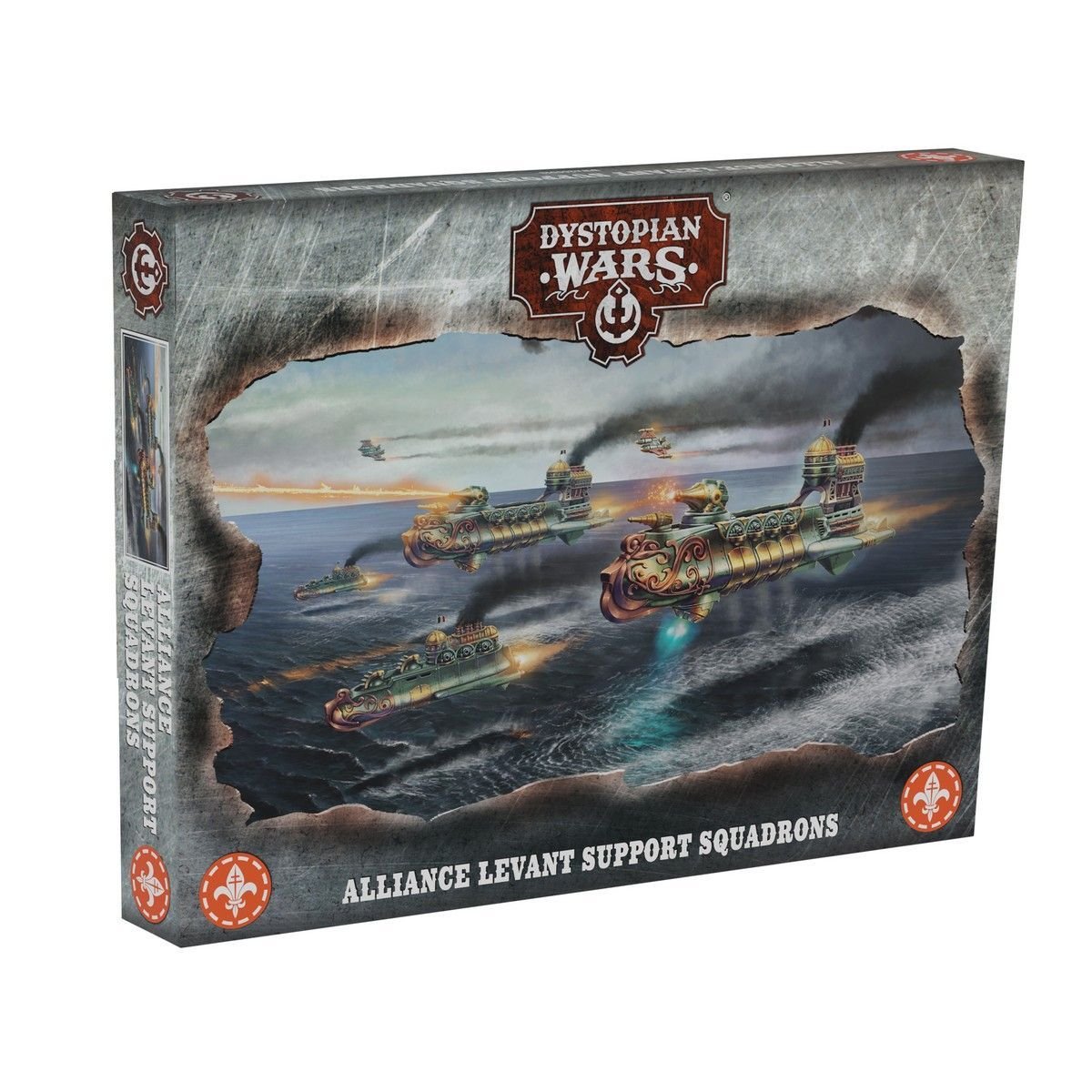 Dystopian Wars: Alliance Levant Support Squadrons - The Ork Forge