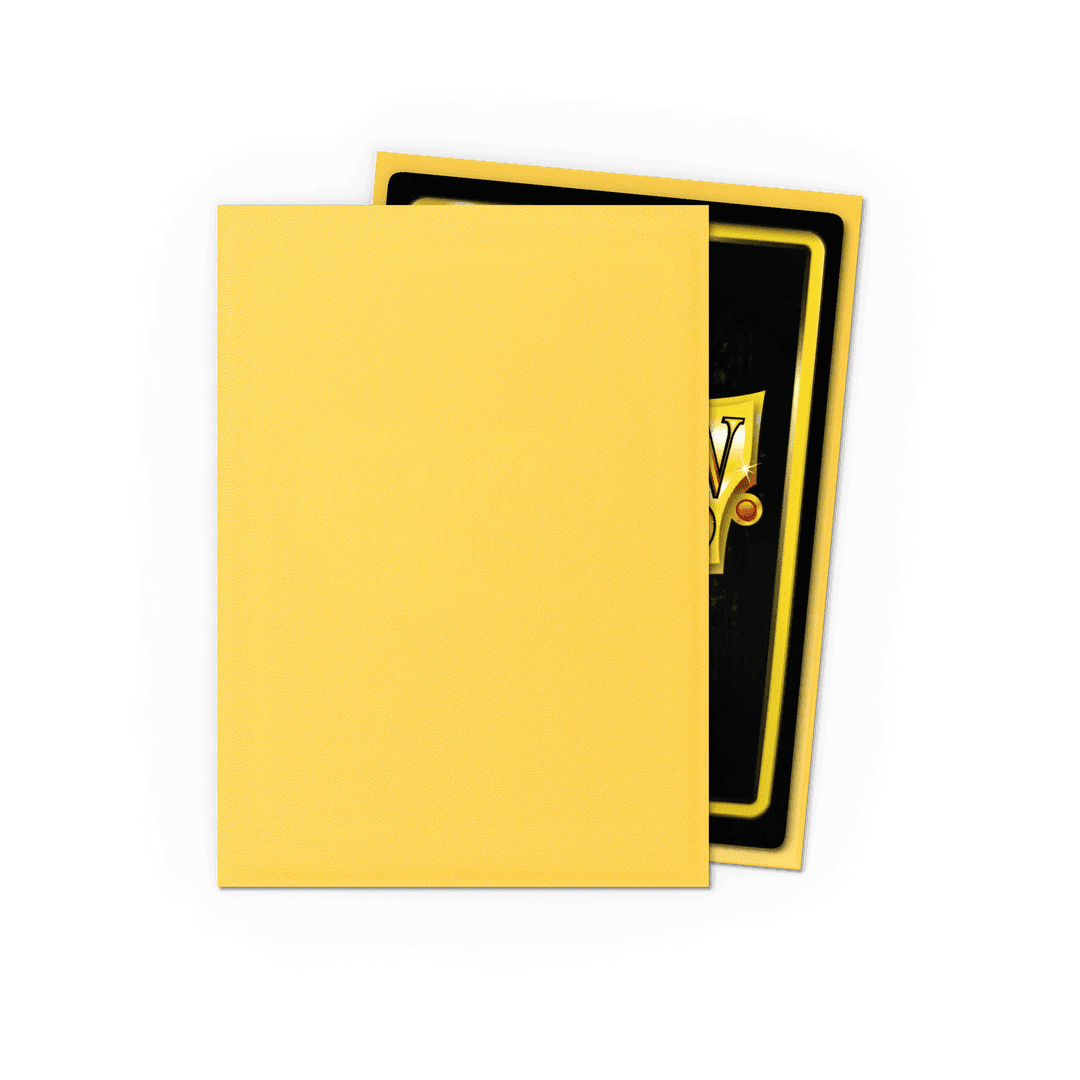 Dragon Shield Sleeves Matte Yellow (100)
