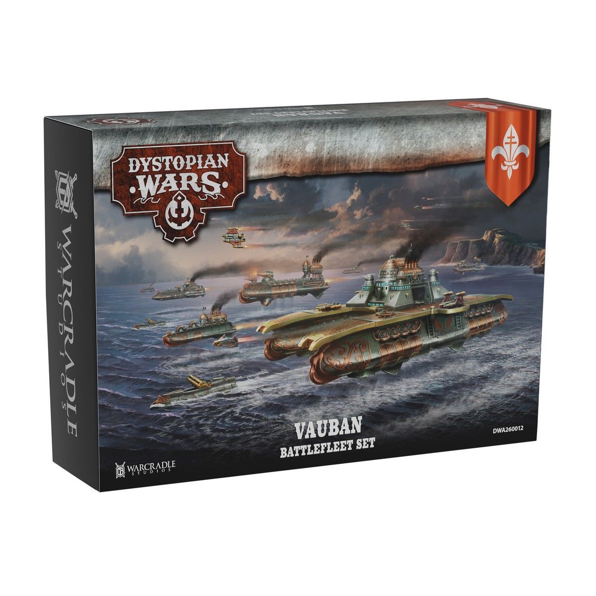 Dystopian Wars: Vauban Battlefleet Set
