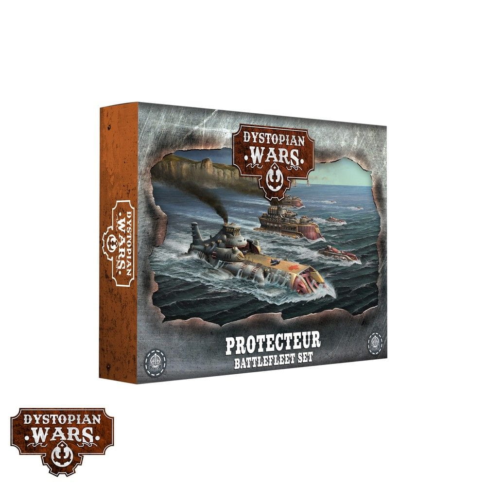 Dystopian Wars: Protecteur Battlefleet Set - The Ork Forge