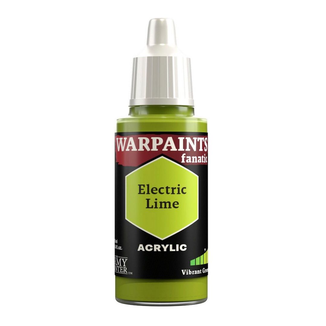 The Army Painter: Warpaints Fanatic: Electric Lime - 18ml