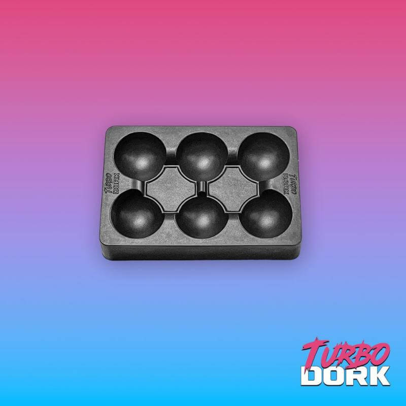 Turbo Dork: Small Black Non - Stick Silicone Dry Palette - The Ork Forge