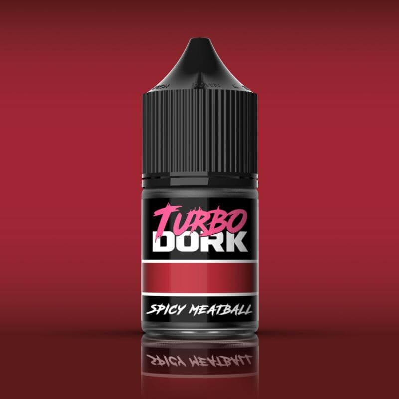 Turbo Dork: Spicy Meatball Metallic Acrylic Paint 22ml Bottle - The Ork Forge